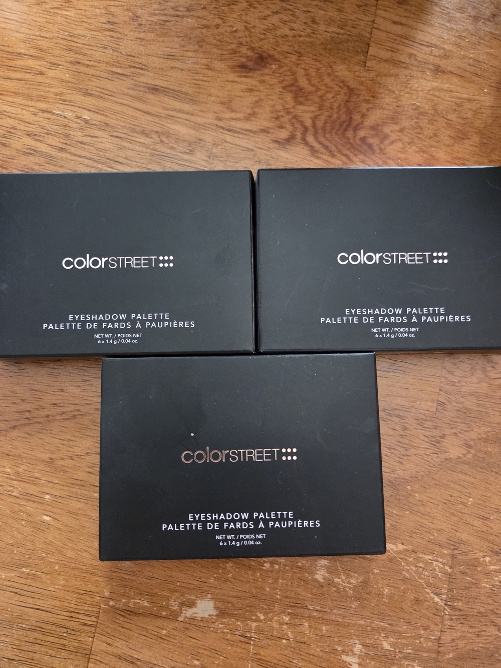 Color Street Black Eyeshadow Palette Set of 3